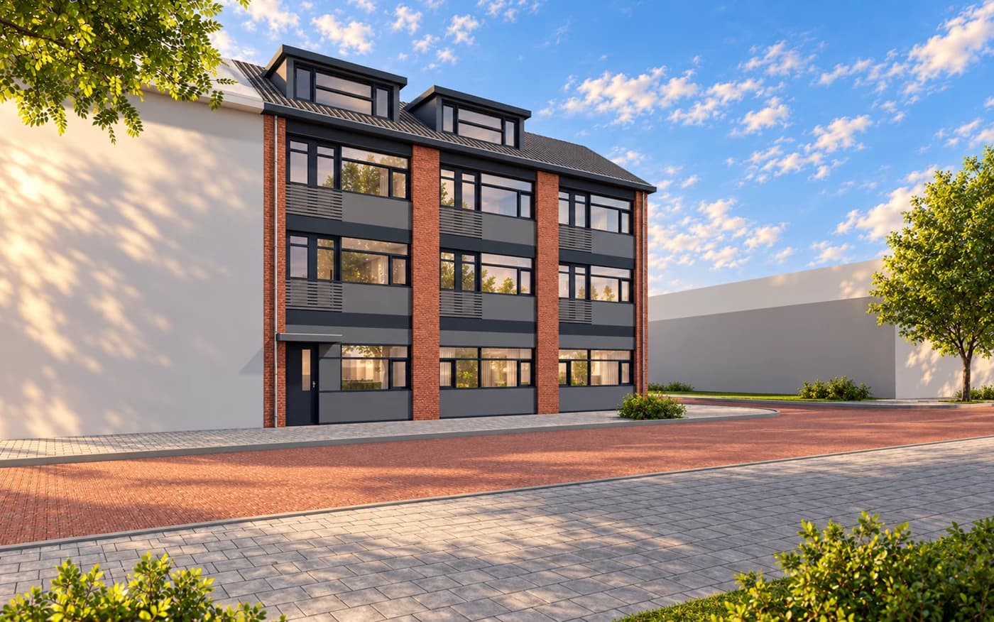 Transformace · Nemovitost s více nájemci — IJmuiden, Nizozemsko
